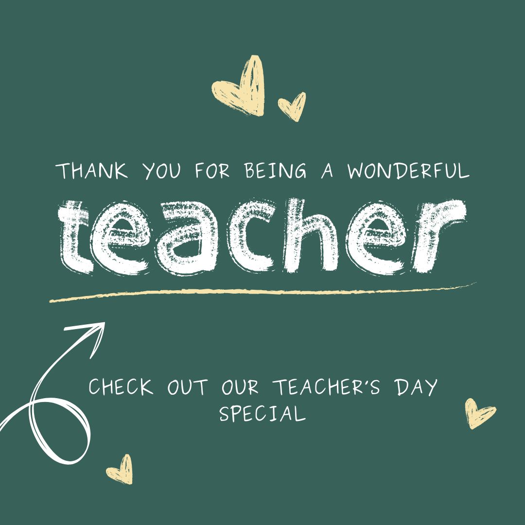 Green Chalk Board Teacher's Day Greeting Instagram Post
